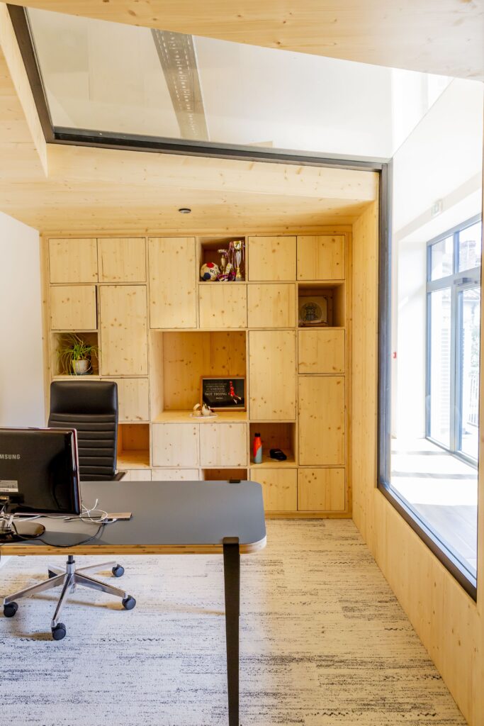 Aménagement Bureaux siège social Soleo