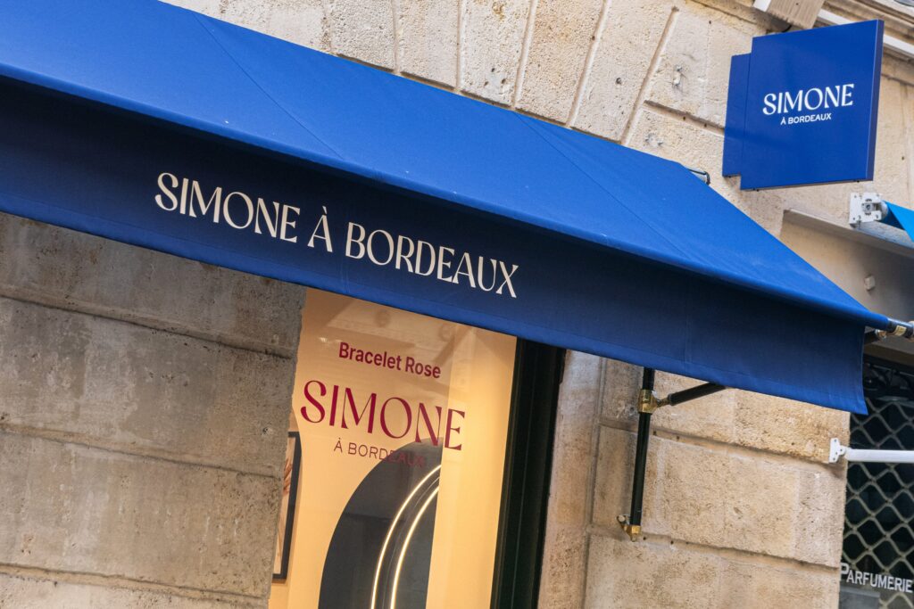 devanture boutique Simone a bordeaux design David Dalidec & associés