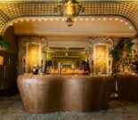 Bar du restaurant Le Chapon fin une Rénovation par l'agence d'architecture intérieure David Dalidec