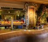 Bar du restaurant Le Chapon fin une Rénovation par l'agence d'architecture intérieure David Dalidec