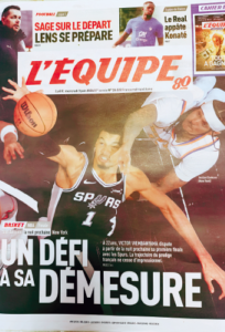 couverture l'Equipe cahier eco ulrich rame David Dalidec & associés